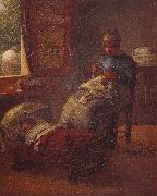 Jean Francois Millet Sleeping children oil painting